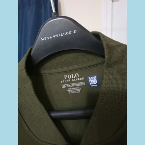 NWT Men's Polo Ralph Lauren Double-Knit Flight Jacket XXL Company Olive - Picture 5 of 14